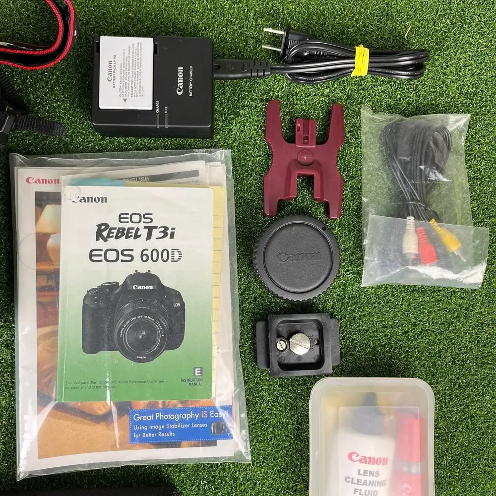 Canon EOS Rebel T3i DSLR Camera Bundle with EF-S 18-135mm IS Lens & Sigma Flash